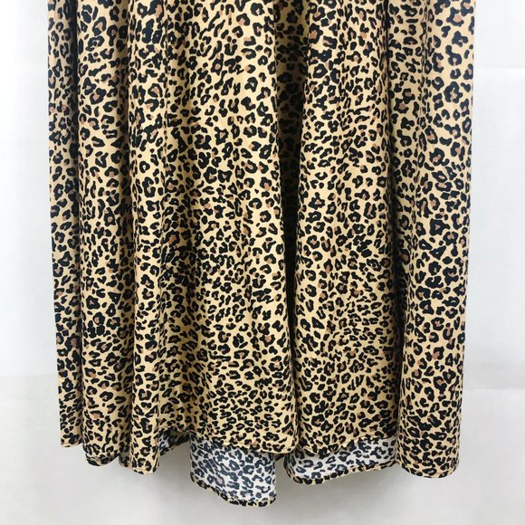 SOLD Farm Rio | NEW Leopard Sleeveless Midi Dress - Picture 4 of 8